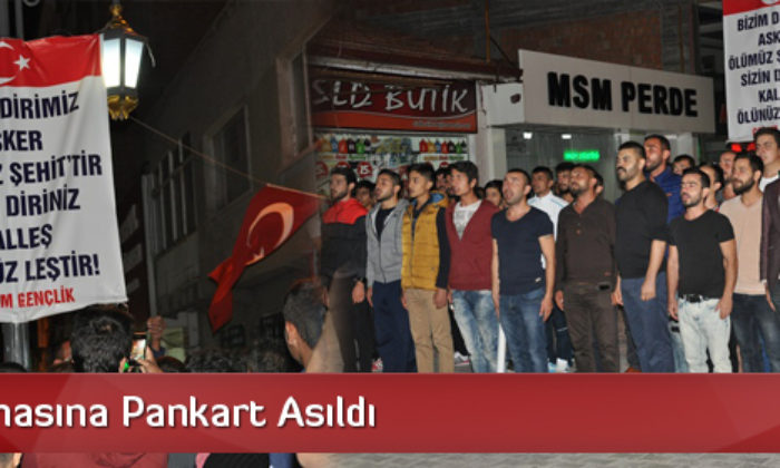 HDP’ye Pankartlı Tepki