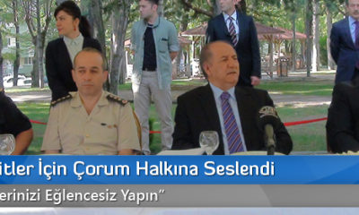 Vali, Şehitler İçin Çorum Halkına Seslendi