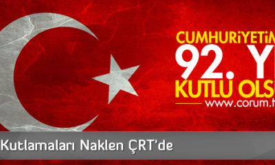 29 Ekim Kutlamaları Naklen ÇRT’de