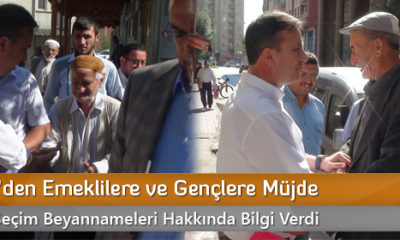 AK Parti’den Emeklilere ve Gençlere Müjde