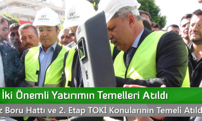 Alaca’da İki Önemli Yatırımın Temelleri Atıldı