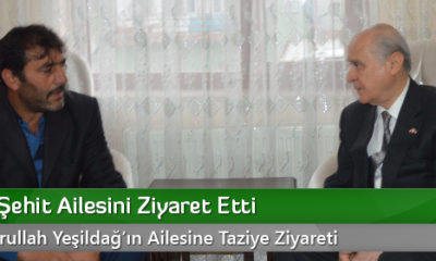 Bahçeli, Şehit Ailesini Ziyaret Etti