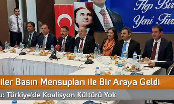 Bekiroğlu: Türkiye’de Koalisyon Kültürü Yok