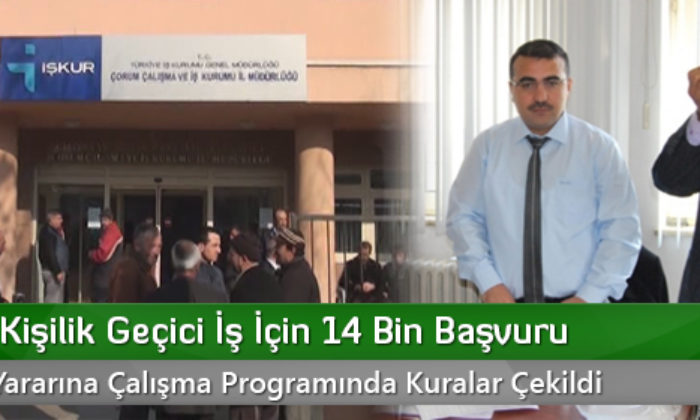 Bin 500 Kişilik Geçici İş İçin 14 Bin Başvuru