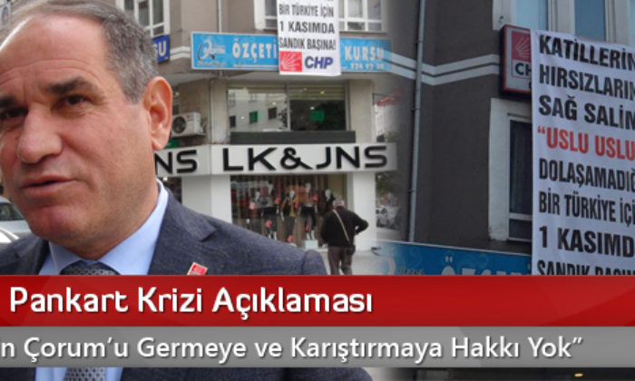 CHP’den Pankart Krizi Açıklaması