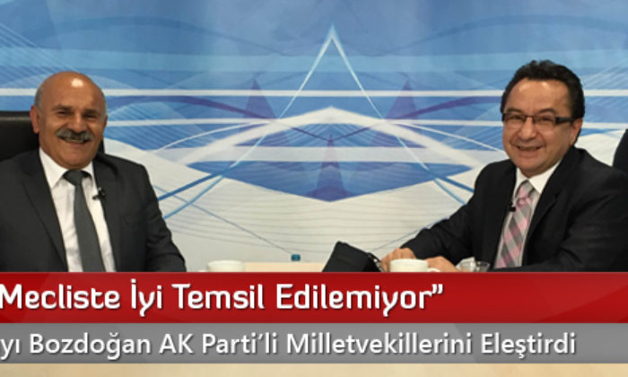 “Çorum Mecliste İyi Temsil Edilemiyor”