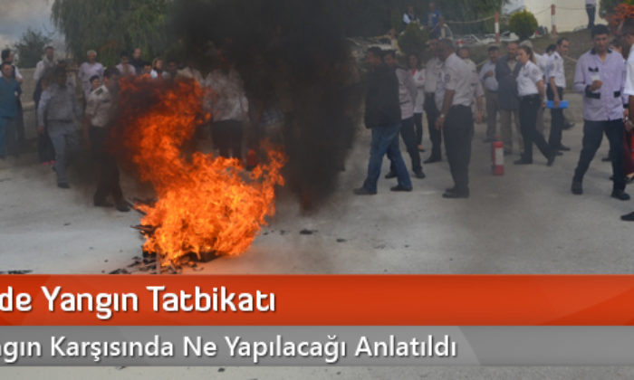 Hastanede Yangın Tatbikatı