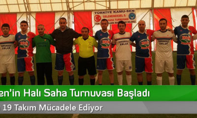 Kamu-Sen’in Halı Saha Turnuvası Başladı