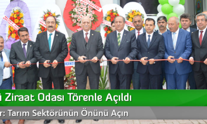Mecitözü Ziraat Odası Törenle Açıldı