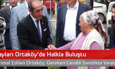 MHP Adayları Ortaköy’de Halkla Buluştu