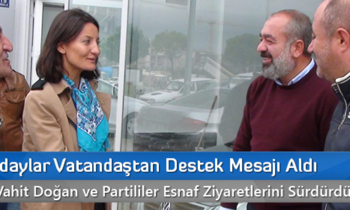 MHP’li Adaylar Vatandaştan Destek Mesajı Aldı