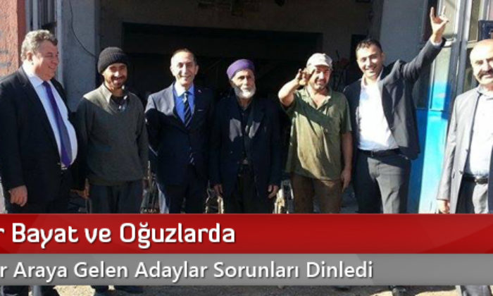 MHP’liler Bayat ve Oğuzlarda
