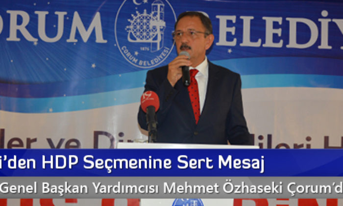 Özhaseki’den HDP Seçmenine Sert Mesaj