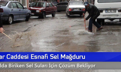Sancaktar Caddesi Esnafı Sel Mağduru