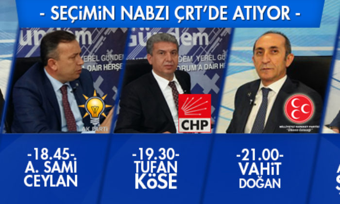 Seçimin Nabzı ÇRT’de Atıyor