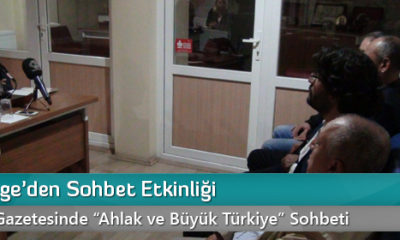 Selim Bilge’den Sohbet Etkinliği