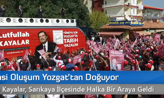 Yeni Siyasi Oluşum Yozgat’tan Doğuyor