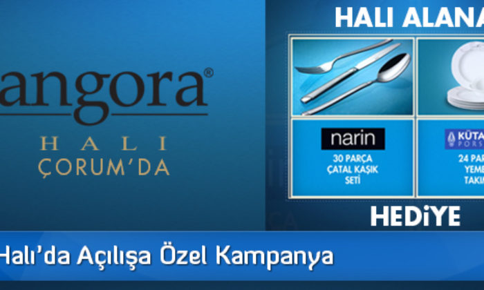 Angora Halı’da Açılışa Özel Kampanya