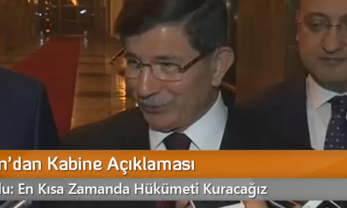 Başbakan’dan Kabine Açıklaması