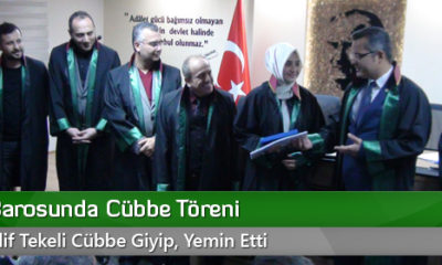 Çorum Barosunda Cübbe Töreni