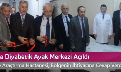 Çorum’da Diyabetik Ayak Merkezi Açıldı
