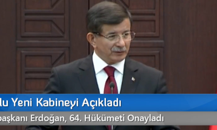 Davutoğlu Yeni Kabineyi Açıkladı