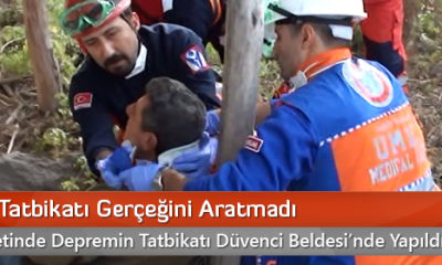 Deprem Tatbikatı Gerçeğini Aratmadı