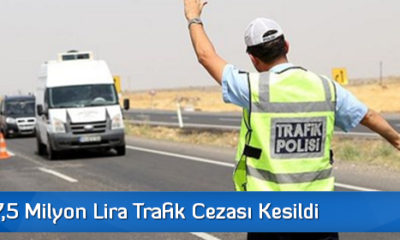 Günlük 7,5 Milyon Lira Trafik Cezası Kesildi