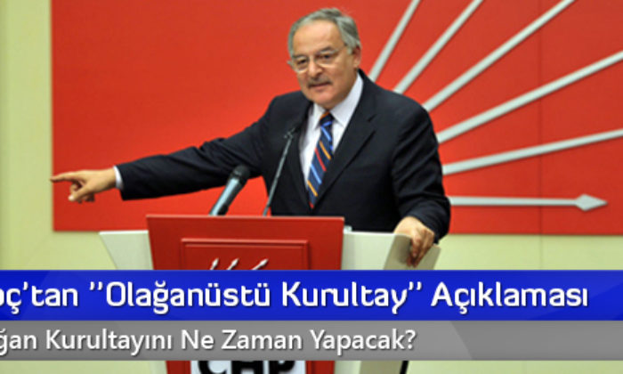 Haluk Koç’tan ”Olağanüstü Kurultay” Açıklaması