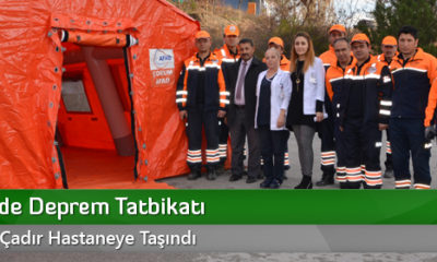 Hastanede Deprem Tatbikatı