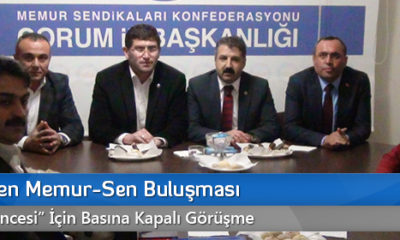 Kamu-Sen Memur-Sen Buluşması
