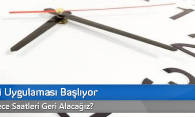 Kış Saati Uygulaması Başlıyor