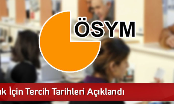 Memurluk İçin Tercih Tarihleri Açıklandı