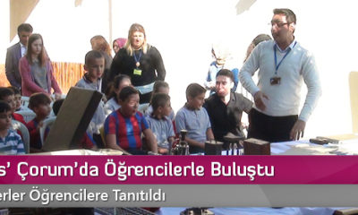 ‘Müzebüs’ Çorum’da Öğrencilerle Buluştu