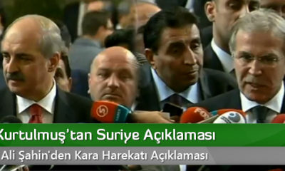 Numan Kurtulmuş’tan Suriye Açıklaması