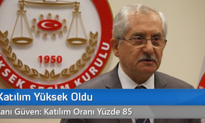 Seçime Katılım Yüksek Oldu