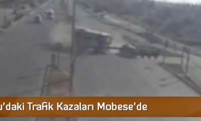 Sungurlu’daki Trafik Kazaları Mobese’de