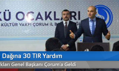 Türkmen Dağına 30 TIR Yardım