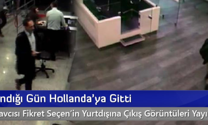 Açığa Alındığı Gün Hollanda’ya Gitti