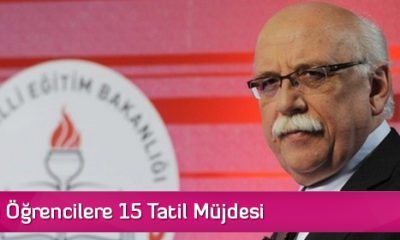 Avcı’dan Öğrencilere 15 Tatil Müjdesi