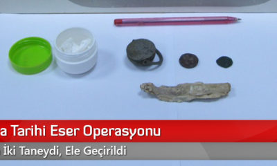 Çorum’da Tarihi Eser Operasyonu