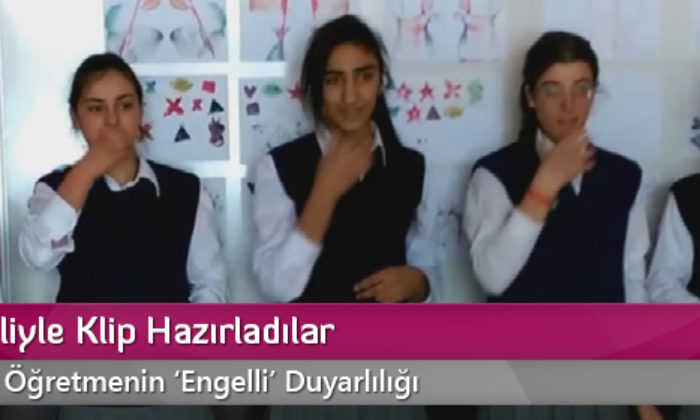 İşaret Diliyle Klip Hazırladılar