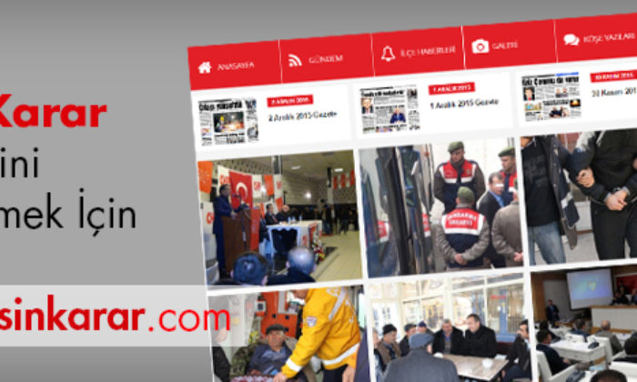 Karar Gazetesi Web Sitesi Yayında!