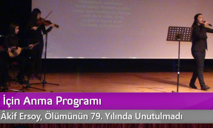 Milli Şair İçin Anma Programı