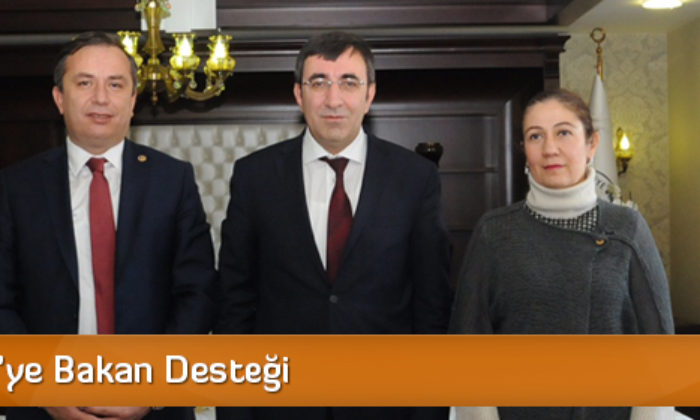 Şendere’ye Bakan Desteği