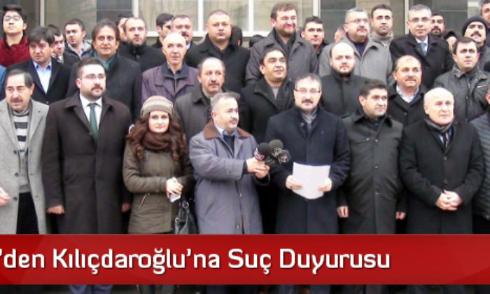 Ak Parti’den Kılıçdaroğlu’na Suç Duyurusu