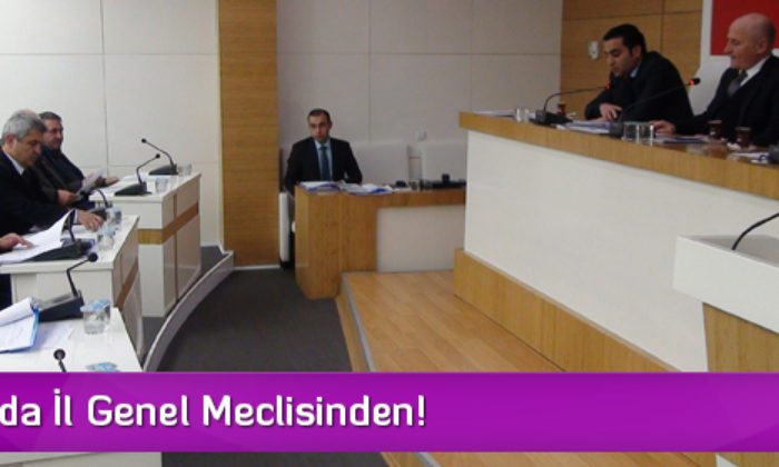 Bir Zam da İl Genel Meclisinden!