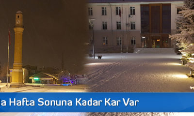 Çorum’da Hafta Sonuna Kadar Kar Var