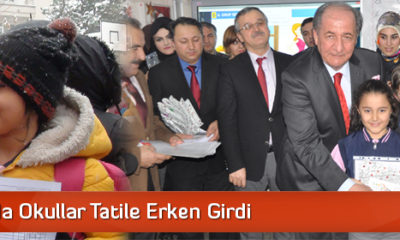 Çorum’da Okullar Tatile Erken Girdi