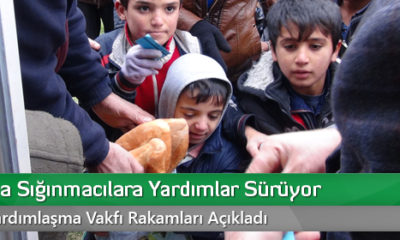 Çorum’da Sığınmacılara Yardımlar Sürüyor